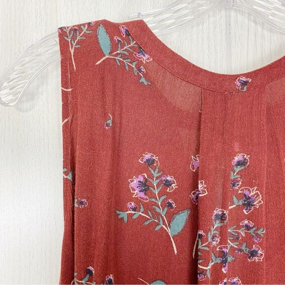 Free People | Floral Tree Swing Sleeveless Tunic Size Small - Picture 7 of 13